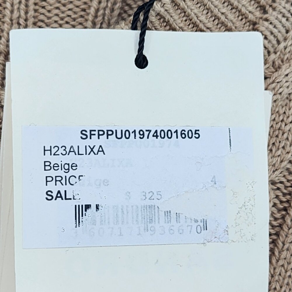 Sandro Women's Alixa Cotton and Wool Blend Cable-Knit Sweater - Picture 7 of 10